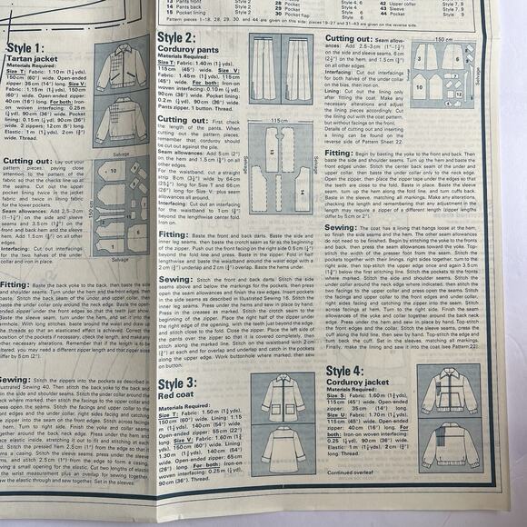 Vintage Designer Sewing Patterns Lot Of 4 Childrens Clothes Skirts Coats Dresses - Picture 3 of 13